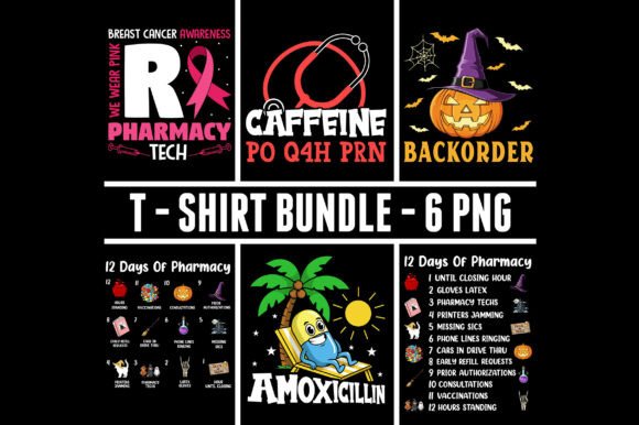 Download Pharmacy Squad Typographic TShirt Bundle - Bundle Collection