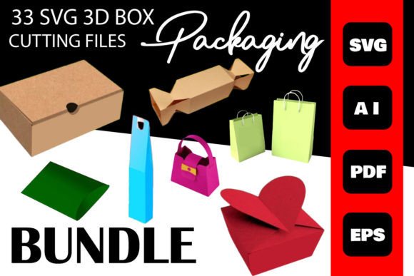 Download Versatile SVG Bundle Packaging Templates - Bundle Collection