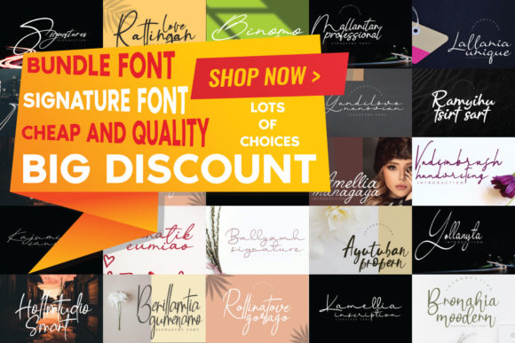 Download Big Font Bundle - Bundle Collection