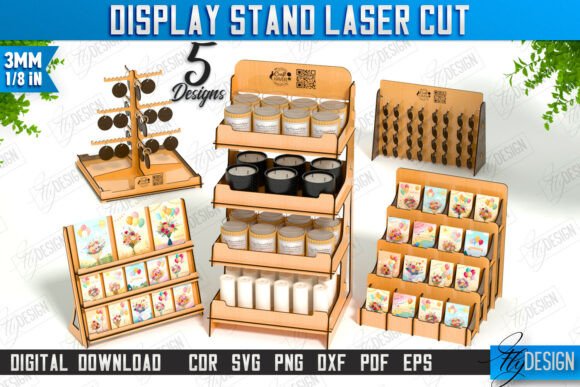 Download Display Stand Laser Cut Bundle | Craft - Bundle Collection